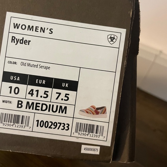 Ariat women’s Ryder Old Muted Serape size 10 - Picture 8 of 8